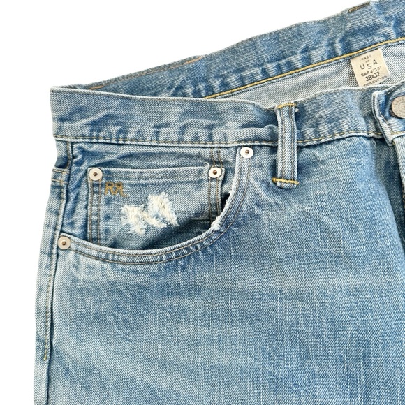 RRL Double RL Ralph Lauren • Slim Fit Selvedge Jeans Made in USA 38 x 32 - Picture 6 of 15